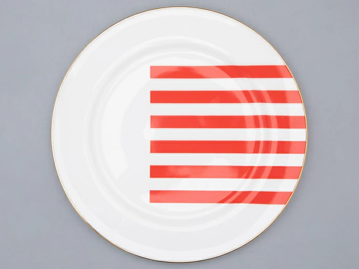 Тарелка плоская 200 мм Стандартная-2 рисунок Да и нет Красный арт. 80.44739.00.1, 