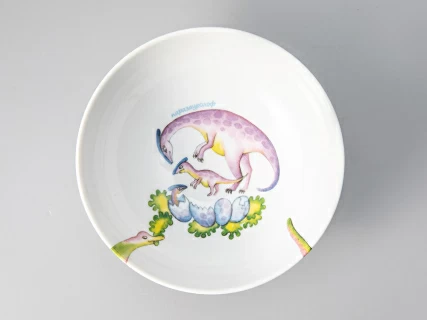 Подарочный набор трехпредметный комплект форма Карат рисунок Динозаврики арт. 81.30530.00.1, 