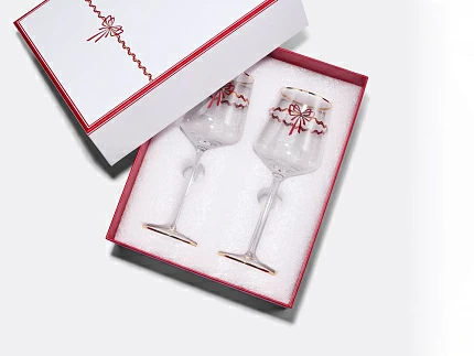 Набор из 2-х бокалов для вина 470 мл, в подарочной упаковке, рисунок Календа, арт 14.11461.07