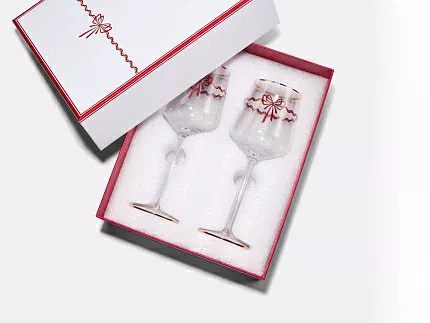 Набор из 2-х бокалов для вина 470 мл, в подарочной упаковке, рисунок Календа, арт 14.11461.07