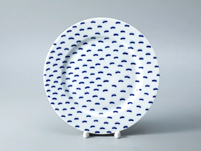 Тарелка мелкая 215 форма Европейская - 2 рисунок Реки России. Енисей, арт. 80.35358.00.1, 