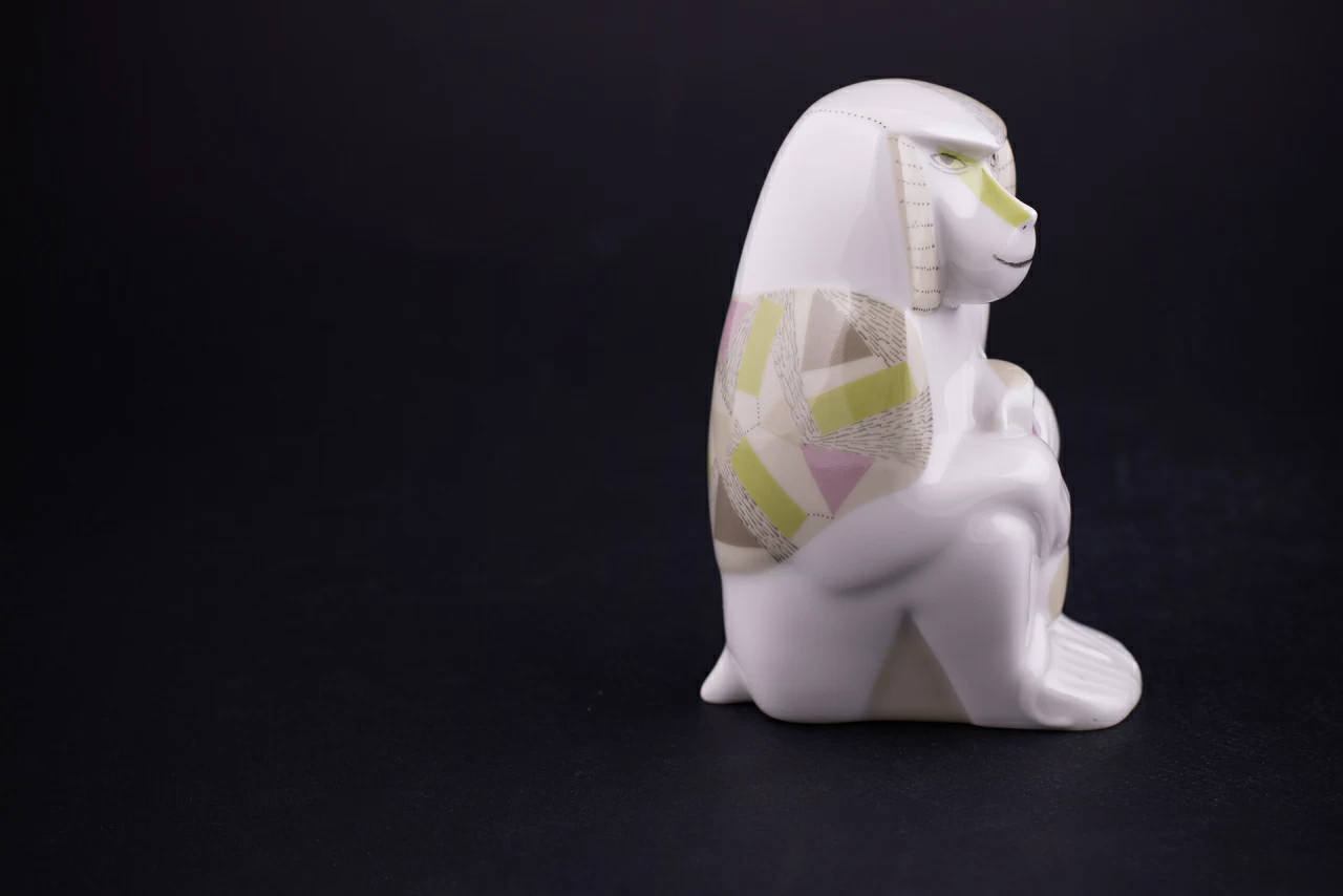 Скульптура Павиан с детенышем, Папа павиан, арт 62.09308.00.1, 