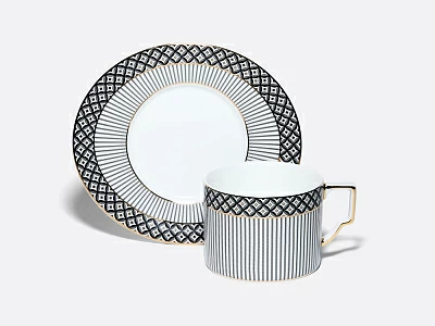 Чашка с блюдцем чайная 260 мл, форма Элегия, рисунок Elegant, арт. 81.34729.00.1