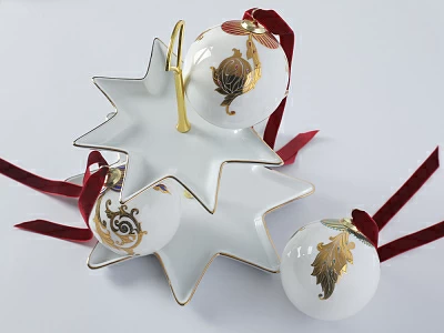 Новогодний Шар в подарочной упаковке, рисунок Рождественские узоры, арт 81.33342.00.1