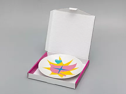 Декоративная тарелка в подарочной упаковке 195 мм, форма Эллипс рисунок Sun bird 2, арт. 81.29504.00.1