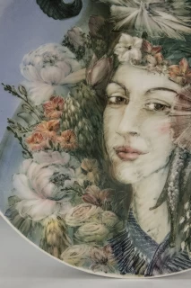 Блюдо декоративное 450 Круглая Лето. Alisan. Из серии Времена года арт. 40.00751.00.1, 