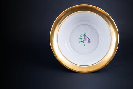 Салатник шести порционный, рисунок Огненный мак на форме Александрия, арт 60.01224.00.5