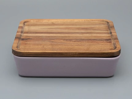 Набор для запекания (2 предмета) форма Стандартная, рисунок Monplaisir Violet, арт 42.00059.00.1 Набор для запекания (2 предмета) форма Стандартная, рисунок Monplaisir Violet, арт 42.00059.00.1