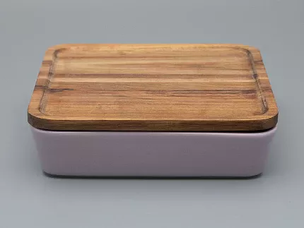 Набор для запекания (2 предмета) форма Стандартная, рисунок Monplaisir Violet, арт 42.00059.00.1