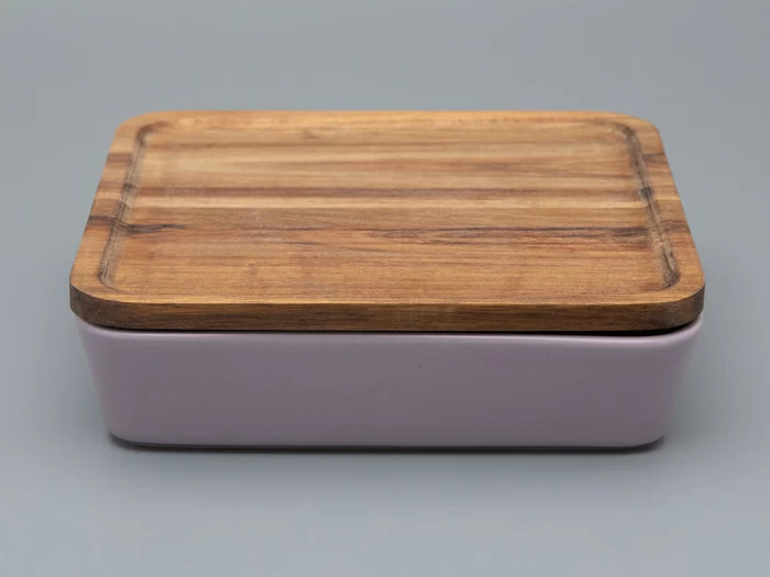 Набор для запекания (2 предмета) форма Стандартная, рисунок Monplaisir Violet, арт 42.00059.00.1, 