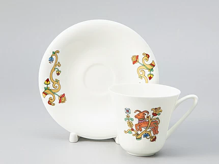 Сервиз чайный форма Сад рисунок Русские сказки, 6 персон 15 предметов, арт. 81.28417.00.1 Сервиз чайный форма Сад рисунок Русские сказки, 6 персон 15 предметов, арт. 81.28417.00.1