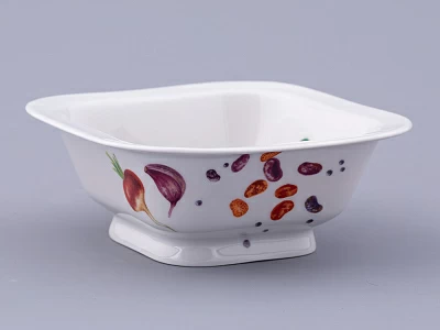 Салатник форма Молодежная однопорционный квадратный рисунок Мамина Дача, арт. 80.48021.00.1