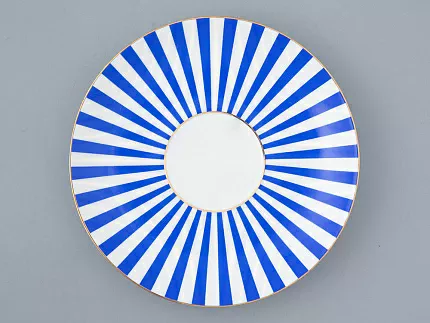 Чашка с блюдцем чайная форма Ландыш рисунок Да и нет Лазурный, арт. 81.32280.00.1