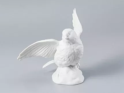 Скульптура Пуночка Белый арт. 82.79387.00.1