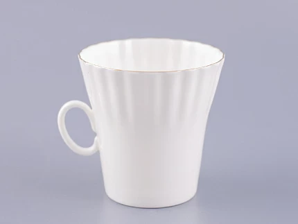 Чашка с блюдцем кофейная 175 мл форма Одуванчик рисунок Золотой кантик  арт. 81.13552.00.1