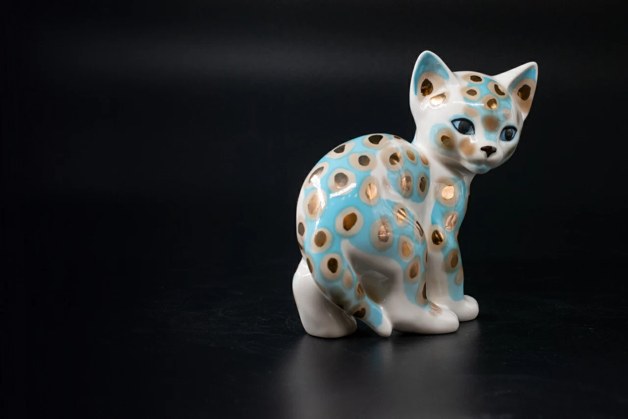 Скульптура Кошка Лео, арт 62.13625.00.1,  Скульптура Кошка Лео, арт 62.13625.00.1,