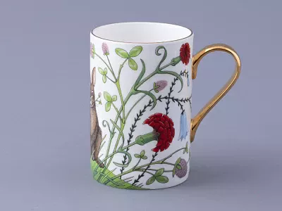 Бокал 400 мл форма Идиллия рисунок Сад Алисы, арт. 80.47611.00.1