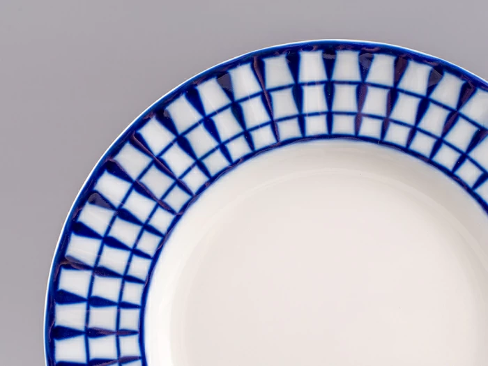 Тарелка мелкая 180 форма Шатровая рисунок Классик, арт.80.99807.00.1, 