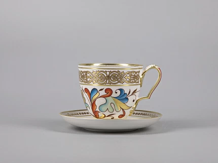 Сервиз чайный форма Александр III рисунок Русский, 6 персон 15 предметов арт. 81.30144.00.1