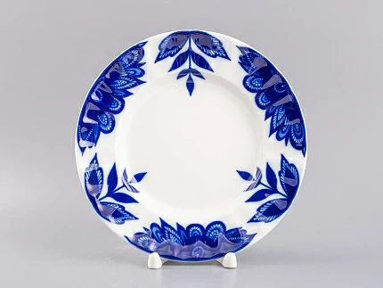 Тарелка мелкая 180 форма Шатровая рисунок Флер, арт.80.99810.00.1