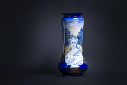 Ваза Летний сад рисунок Весна и лето на форме Альфа рисунок арт. 60.10810.00.1 Ваза Летний сад рисунок Весна и лето на форме Альфа рисунок арт. 60.10810.00.1