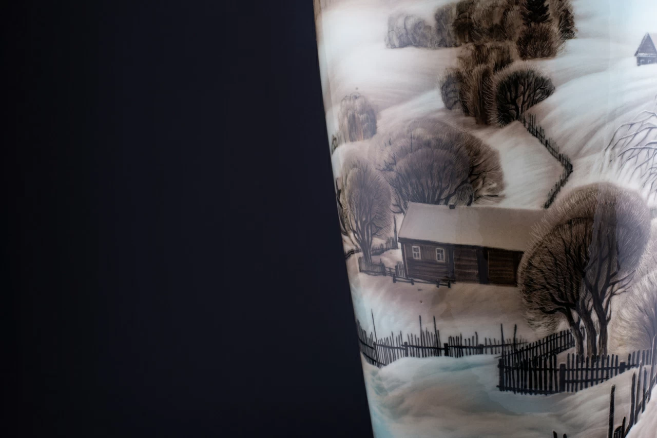 Ваза Новгородское Утро на форме Музейная, арт 80.60083.00.1, 