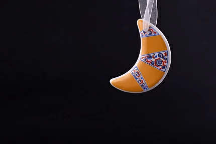 Елочная игрушка Месяц, арт 60.00007.00.1 Елочная игрушка Месяц, арт 60.00007.00.1