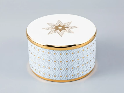 Подарочный набор шкатулка форма Идиллия рисунок Азур арт. 81.28257.00.1, 