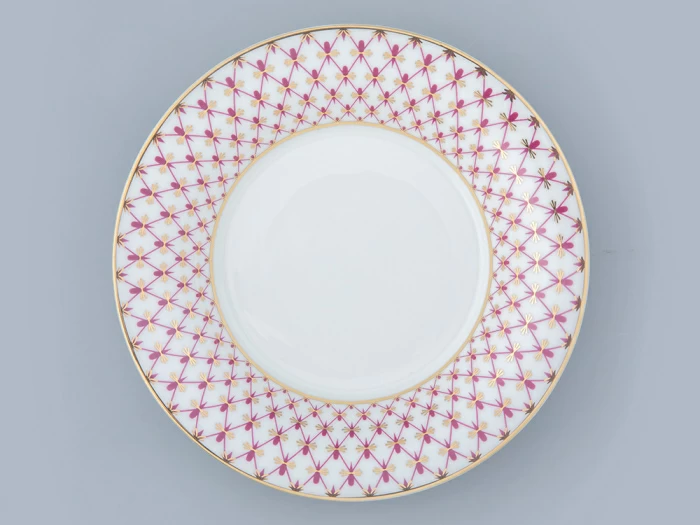 Сервиз столовый на 6 персон 24 предмета форма Юлиана рисунок Сетка-блюз 2, арт. 81.32450.00.1, 