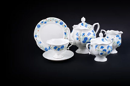 Сервиз чайный Васильковый, на форме Наташа, арт 61.21020.00.1