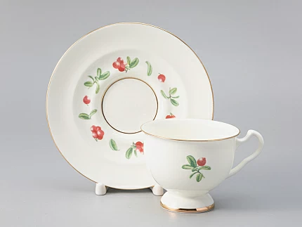 Сервиз чайный форма Айседора рисунок Цветы и ягоды, 6 персон 14 предметов, арт. 81.27538.00.1