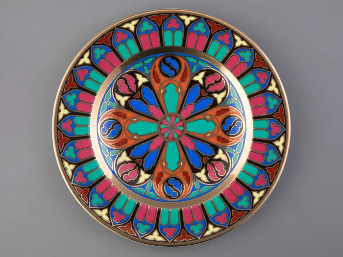 Тарелка декоративная 270 мм Европейская, в подарочной упаковке, рисунок Готическая 12 арт. 81.25632.00.1, 