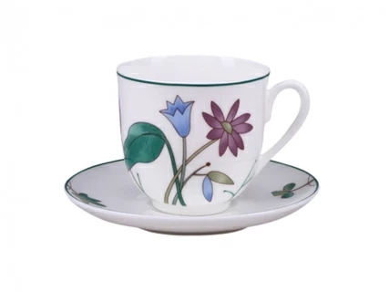 Чашка с блюдцем форма Ландыш 2 рисунок Цветы луговые арт. 81.25573.00.1, 