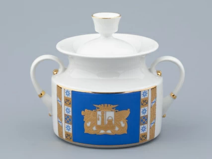 Сервиз чайный на 6 персон 21 предмет, форма Банкетная, рисунок Кронштадт, арт. 81.32240.00.1, 