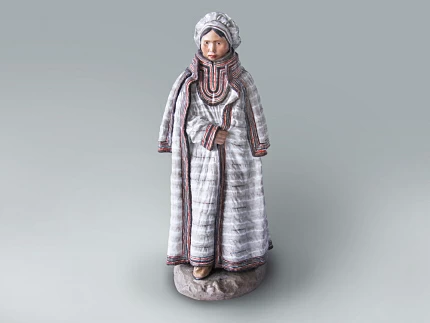 Скульптура Народности России Алеутка арт. 82.75207.00.1