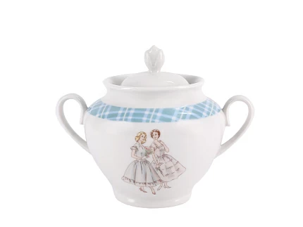 Подарочный набор сахарница форма Весенняя рисунок Оттепель арт. 81.28127.00.1 Подарочный набор сахарница форма Весенняя рисунок Оттепель арт. 81.28127.00.1