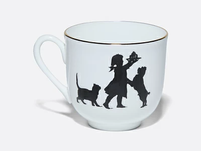 Чашка с блюдцем кофейная 180 мл.,  форма Ландыш, рисунок Именинница арт. 81.15705.00.1