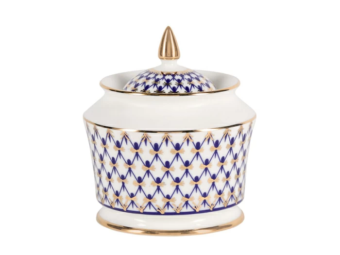 Сервиз чайный форма Юлия рисунок Кобальтовая сетка, 6 персон 14 предметов арт. 81.26236.00.1, 