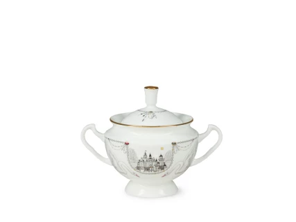 Сервиз чайный форма Айседора рисунок Волшебное лебединое озеро, 6 персон 14 предметов, арт. 81.26092.00.1, 