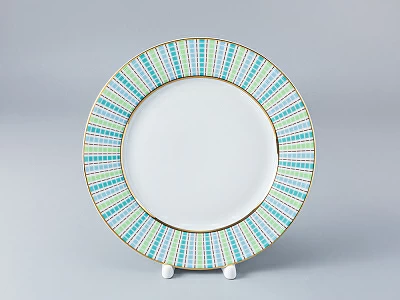 Тарелка мелкая 215 мм форма Европейская-2 рисунок Дублин арт. 80.9773100.1