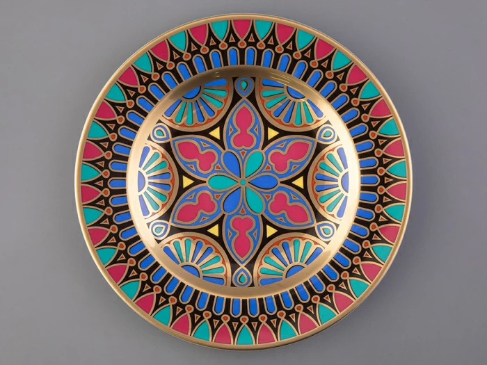 Тарелка декоративная 270 мм Европейская, в подарочной упаковке, рисунок Готическая 4 арт. 81.25626.00.1, 