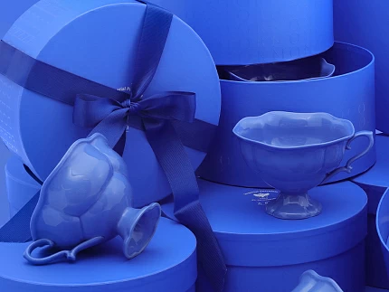 Подарочный набор Наташа Моноколор Васильковый 220 мл арт. 81.31501.00.1