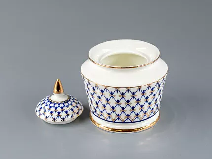 Сахарница Юлия Кобальтовая сетка арт. 80.66467.00.1