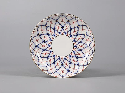 Чашка с блюдцем форма Тюльпан  рисунок Сетка 1950, арт. 81.30860.00.1