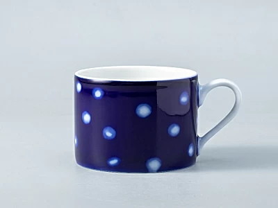 Чашка с блюдцем форма Соло рисунок Реки России. Обь арт. 81.28758.00.1