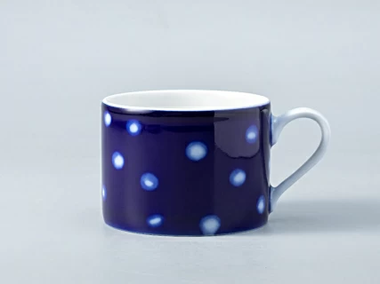 Чашка с блюдцем форма Соло рисунок Реки России. Обь арт. 81.28758.00.1, 