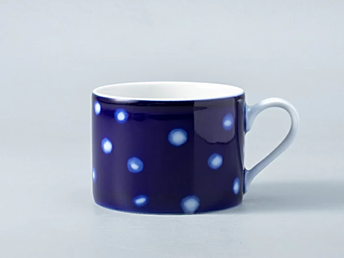 Чашка с блюдцем форма Соло рисунок Реки России. Обь арт. 81.28758.00.1, 