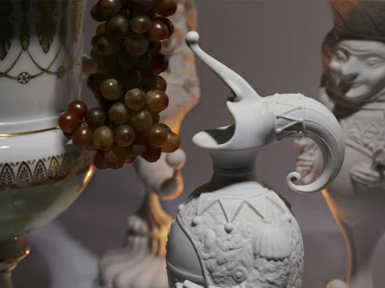 Скульптура Бахус в подарочной упаковке, рисунок Белый, арт. 81.33651.00.1, 