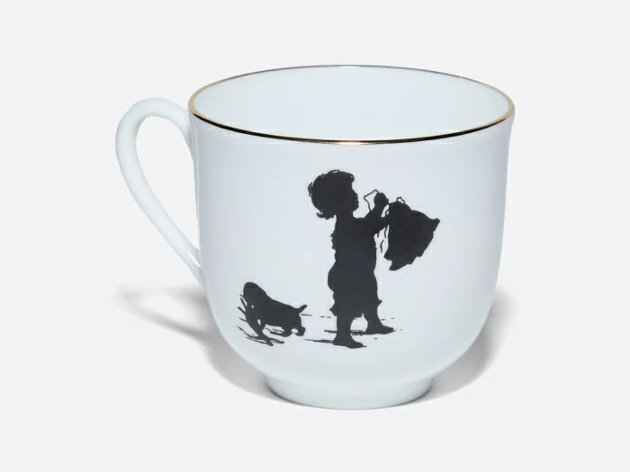 Чашка с блюдцем кофейная 180 мл.,  форма Ландыш, рисунок Хлопоты арт. 81.15709.00.1, 