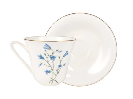 Чашка с блюдцем чайная форма Сад рисунок Колокольчик арт. 81.26757.00.1, 
